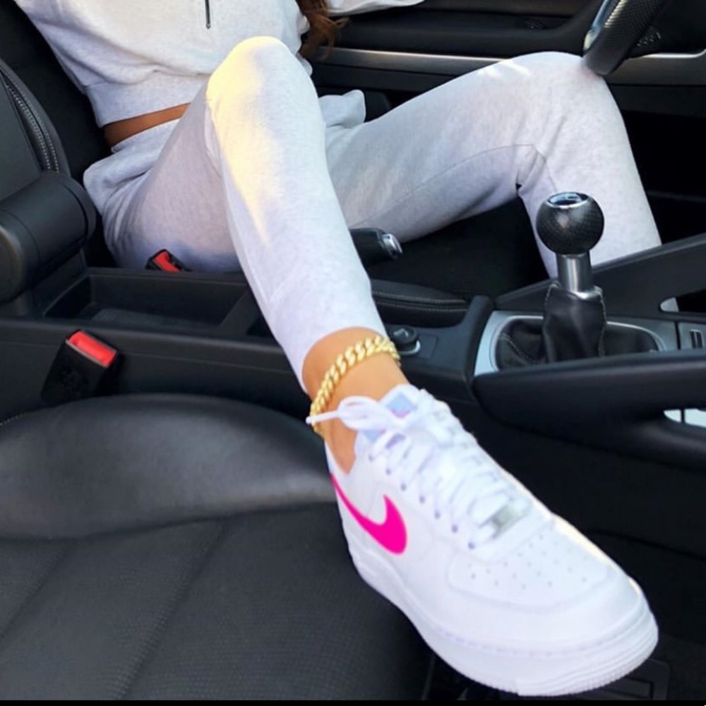 🌸 NIKE Women Air Force 1 AF1 Sneakers Shoes - Picture 13 of 14